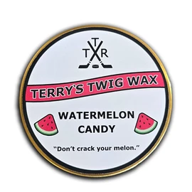 Terry's Twig Wax - Watermelon Candy (Scented Hockey Stick Wax) for Hockey Blade Tape, Increased Puck Control, Stick Tricks Michigan, Water Resistant