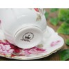 Royal Arden 37101 Bone China Cup & Saucer, Rose Pattern,