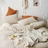 KimLuxz Khaki Duvet Cover Queen Size 3 Pieces, Boho Bohemian