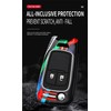 HIBEYO Folding Key Fob Cover Compatible with Buick Encore Fit