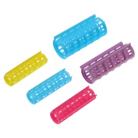 Vaguelly 36pcs Self Grip Hair Rollers for DIY Wavy Hair Styling for Easy Curling Random Color