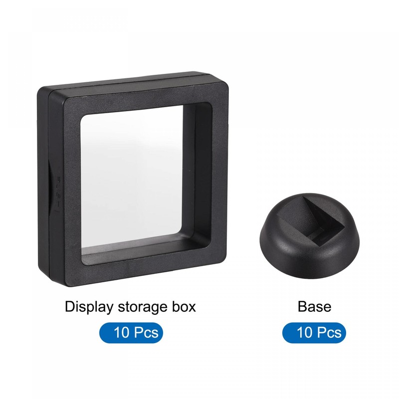 sourcing map Floating Thin Film Display Box, ABS Frame Case