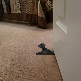 Sumnacon Cast Iron Door Stop - Heavy Duty Rustic Door Stopper Avoid Drilling Hole, Vintage Metal Door Wedge on Floor Surface for Home Office Commercial Industrial Dachshund