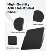 AOKLIT 2 Pcs 6" x 6"x1/4" Steel Plate, A36 Square