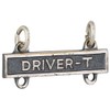 Army Driver-T Qualification Bar Silver Oxide Regulation Size