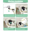Universal Toilet Bowl Flush Handle Replacement Kit Side Mount, Toilet