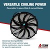 A-Team Performance 16" Electric Radiator Cooling Fan Wide S-Curved 10