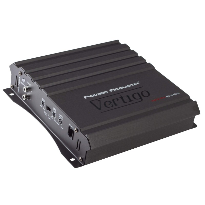 Power Acoustik VA1-1600D Vertigo Series 1,600-Watt Max Monoblock Class D