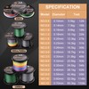 Braided Fishing Line 100 m ~ 1000 m 4-Way PE
