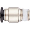 Nippon Pisco POC6-01 One-Touch Fitting (Tube Fitting), Straight with Hex
