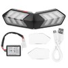 Keenso Helmet Light,Universal Sensing Turn Smart Tail Light for Motorcycles