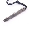 Hamans Titanium EDC Pry Bar with Nail Puller Bottle Opener