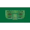 Craps Table Practice Layout Felt - Professional Quality Fabric -