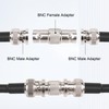 MOOKEERF 5PCS SDI Connector BNC Adapter 75 Ohm BNC Female