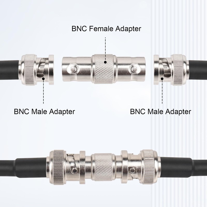 MOOKEERF 5PCS SDI Connector BNC Adapter 75 Ohm BNC Female
