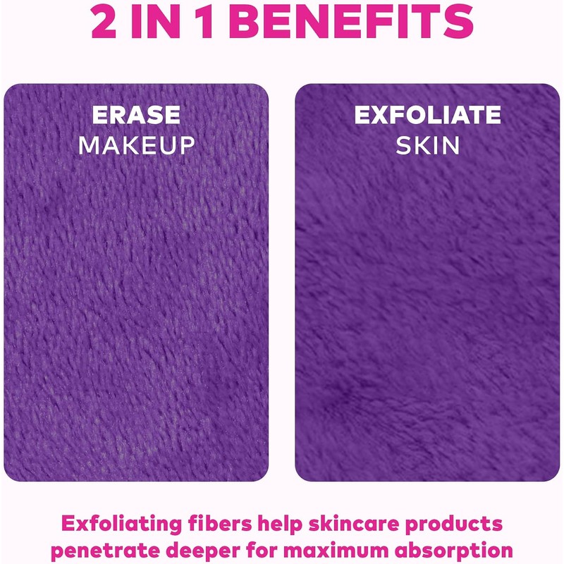 Makeup Eraser, 7-Day Set, Erase All Makeup with Just Water,