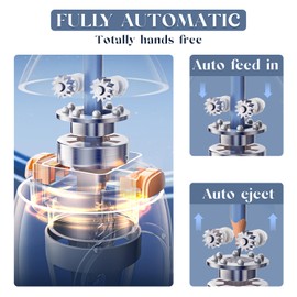 ENMY Electric Pencil Sharpener, Fully Automatic Pencil Sharpener for No.2/Colored Pencils(7-12mm), Auto in & Out, Totally Hands-Free Rechargeable Pencil Sharpener for Home, Classroom, Battery Powered