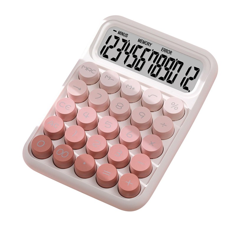 Large Button Calculator with 12 Digits Clear Display Screen Calculator