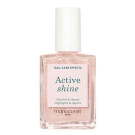 Manucurist Manucurist Active Shine? Jelly Gel Nail Polish & Care - No Lamp - Vegan & Made in France Ultra-Shiny 2 in 1 Nude Nail Strengthener & Highlighter - Plant-Based Ingredients- Stocking Fillers Women