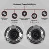 Rockville RT5 Aluminum Tweeter Pair, 2.8", 120W, 4 Ohms, Titanium