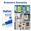 DigDozer 8 Pcs Acrylic Sign Holder 11 x 14, Vertical