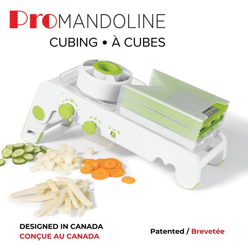 Starfrit Cubing Pro Mandoline Slicer, Dicer - 4 Blades &