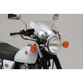 デイトナ(Daytona) バイク用 スクリーン SR400FI(10-21) SR400/500(78-08)専用 エアロバイザー/ブラストバリアー 車種専用ステー 29881