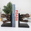 Tyrannosaurus Rex T-Rex Skull Bookend Decorative Book Decor,Home Decorative Resin
