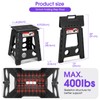 ACSTEP 16 Inch Folding Step Stool for Adults and Kids,