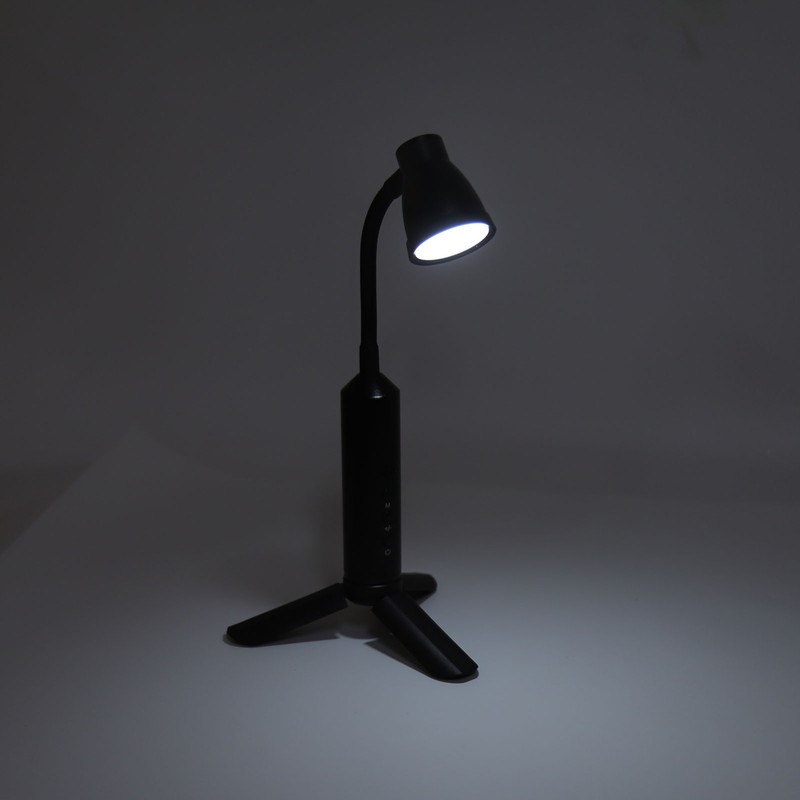 Folding LED Desk Lamp Portable USB Rechargeable Dimmable Table Light
