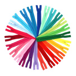 Zipperstop Wholesale YKK® 10" YKK #3 Skirt & Dress Zippers 10 Inch ~ Assortment of Colors (25 Zippers)