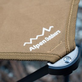 Alpen Outdoors AOD Camping Chair, Alpine Outdoors Hasey Mini Chair, Tan 2025 Model