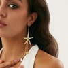 Gold Starfish Earrings for Women Summer Beach Starfish Earrings Summer