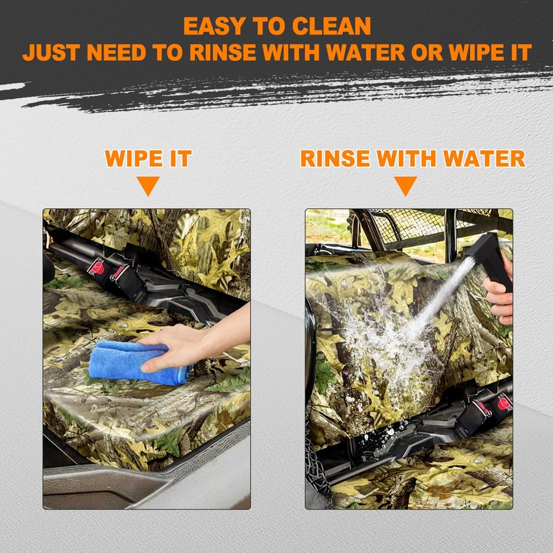 BORDAN Waterproof Seat Covers for UTV Pioneer 700, Heavy Duty