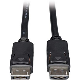 Tripp Lite DisplayPort Cable with Latches (M/M), DP to DP, 1080p, 50-ft. (P580-050) Black