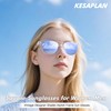 KesaPlan Classic Polarized Sunglasses Womens Mens, Trendy Retro Womens Sunglasses