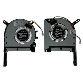 VoltaGuru Cooling Fan Set Compatible with ASUS FA506IU, FA506IV, FX505GM, FX505DU, FX505DV, FX505GU, FA506IV, FX705GM, FX705DU, FA706IU PN: 13NR00S0M120M120M120. 11 1. 3NR00 0S0M12111, 13NR00S0M11011