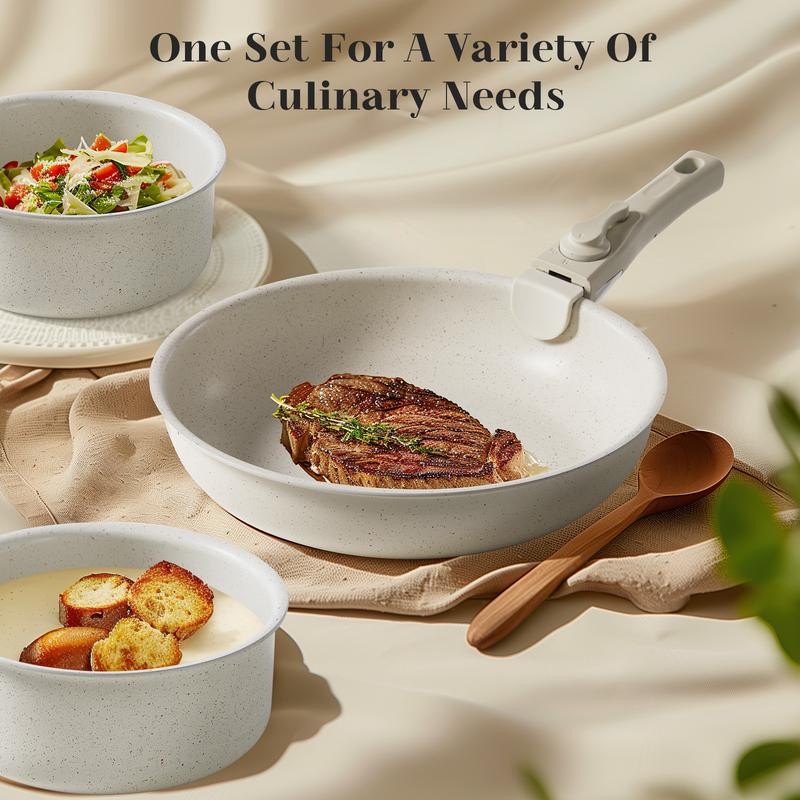 【Black Friday】12 Pcs Pots and Pans Set Nonstick - Kitchen