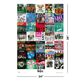 POSTER STOP ONLINE The Beatles - Music Poster/Print (The Singles/Covers) (Size 24" x 36")