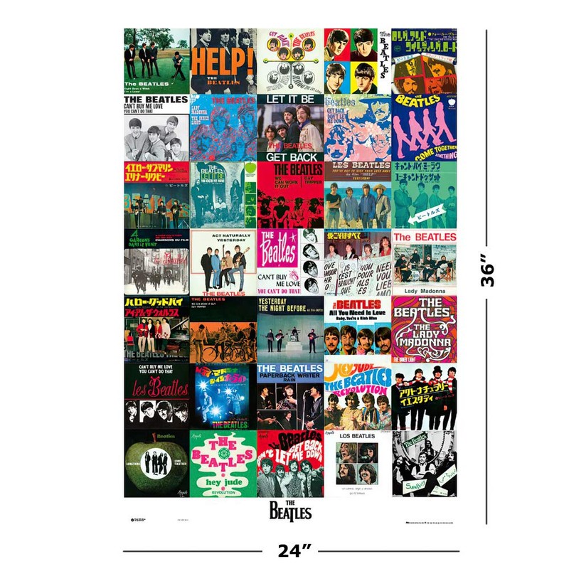 POSTER STOP ONLINE The Beatles - Music Poster/Print (The Singles/Covers)