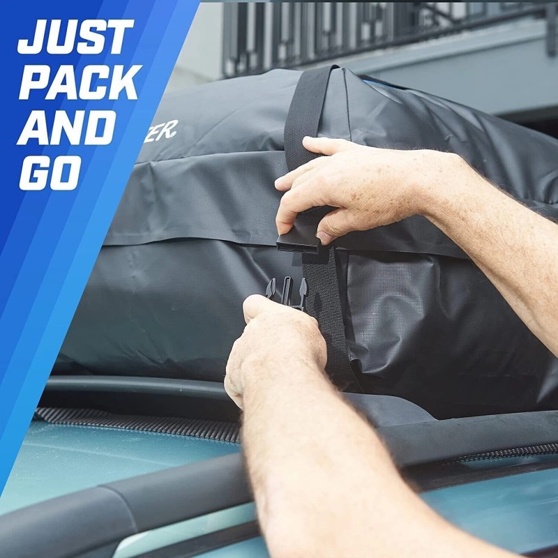 RoofMaster Premium Roof Cargo Bag 16 Cubic Feet Durable Waterproof