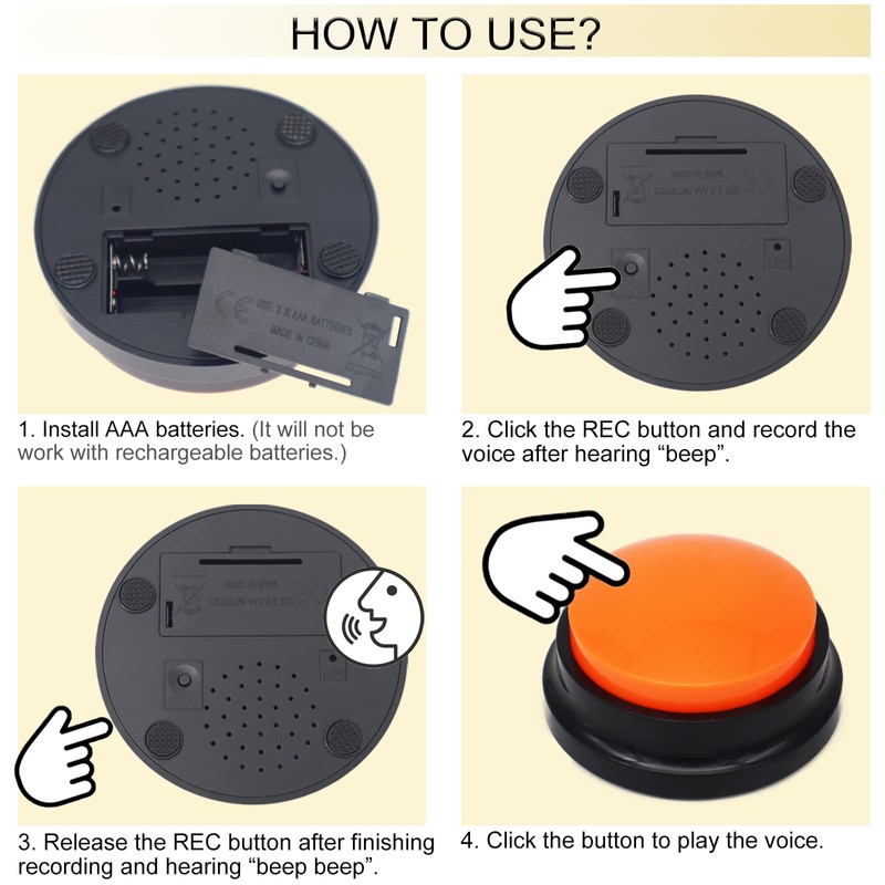 Dog Buttons Talk Training, Dog Buttons for Communication Pet Talking
