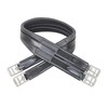 HyCOMFORT Leather Padded Double Elasticated Atherstone Girth (50in) (Black)