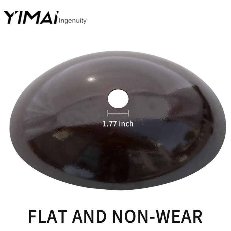 YIMAI Ingenuity Vessel Sink Bathroom Sinks Tempered Glass Art Basin