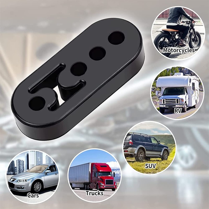 Renjzle Muffler Hanger Mount, Automobile, Universal Muffler Ring, Reinforced Muffler,