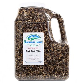 Harmony House Foods Dehydrated Black Bean Flakes (46 oz, Gallon Jug)