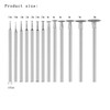 𝐋𝐮𝐨 𝐤𝐞 13 Pcs T Shape Diamond Burr - 3/32''