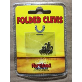 Northland Fishing Tackle - Folded Clevis - Nickel - Size #1