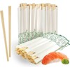 80 Pairs Wooden Chopsticks I Solid No Splinter Smooth Sturdy