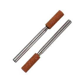 Monopa! Vitrified Whetstone with Shaft, WA, 10 pieces, Polishing, Grinding, Tip Tool (#80, Φ4 x 13 x 3, Cylindrical Type)